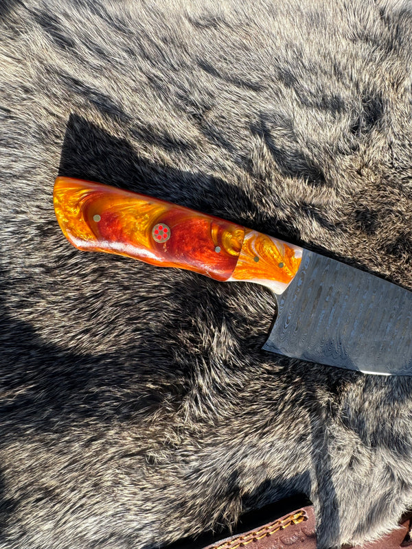 Damascus Steel Custom Chef Knife TK-104