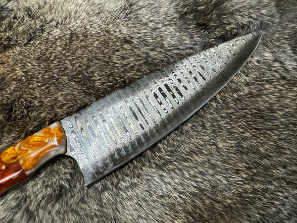Damascus Steel Custom Chef Knife TK-104