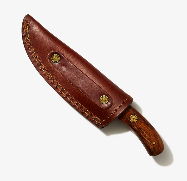 Damascus Steel Skinner Knife,Rosewood Grip by Titan Td-177