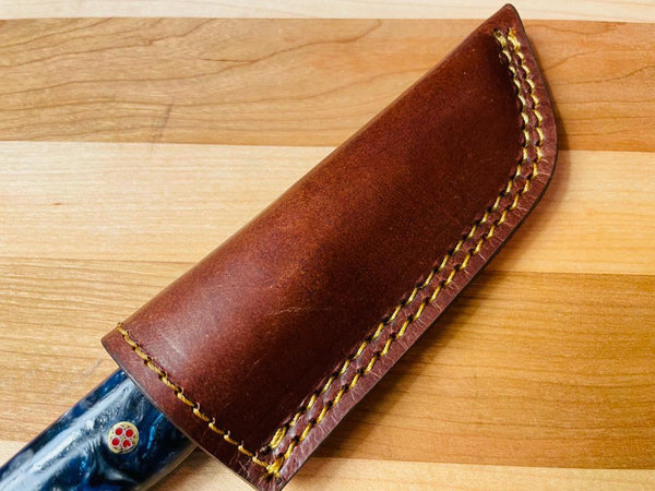 Damascus Utility Tanto blade by Titan - TK-081