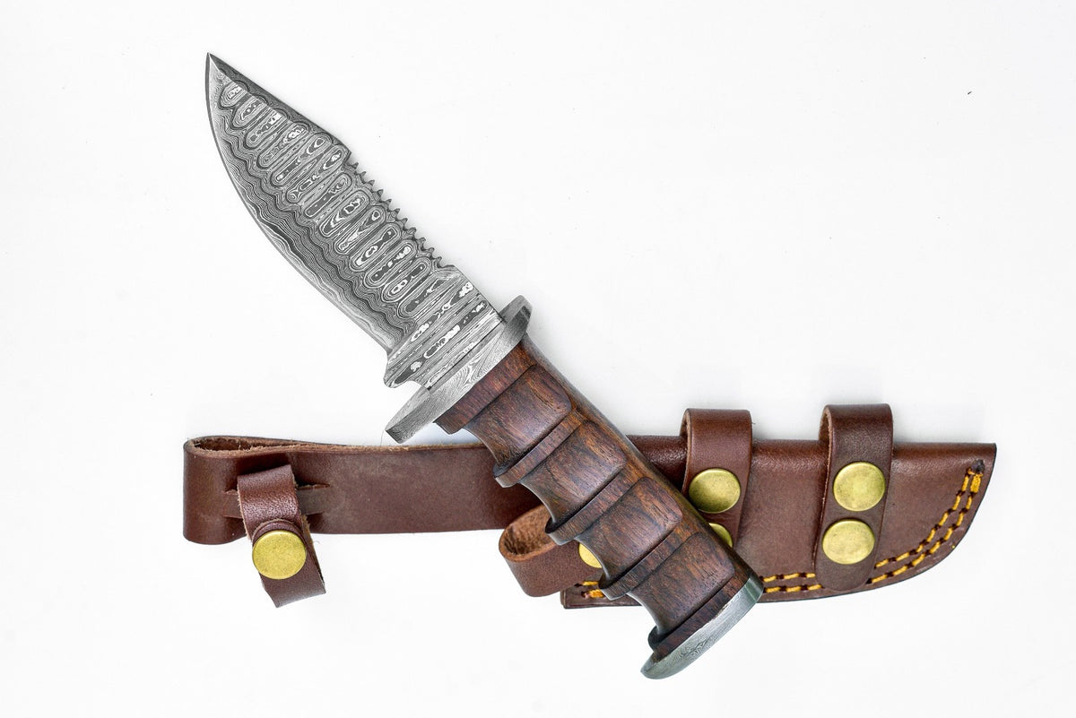 Damascus Steel Custom Flay Knife TK-050 – Titan International K.