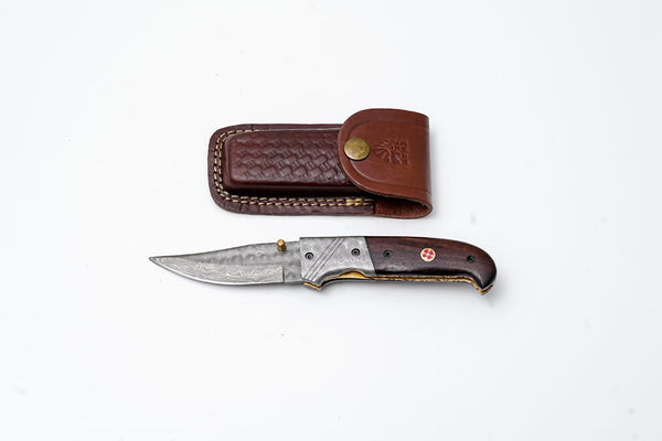 DAMASCUS FOLDING KNIFE