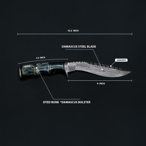 Damascus Steel Compact Kukri
