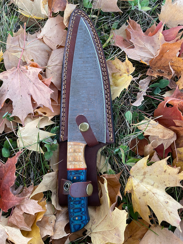 Damascus Steel Custom Cheff Knife TK-043