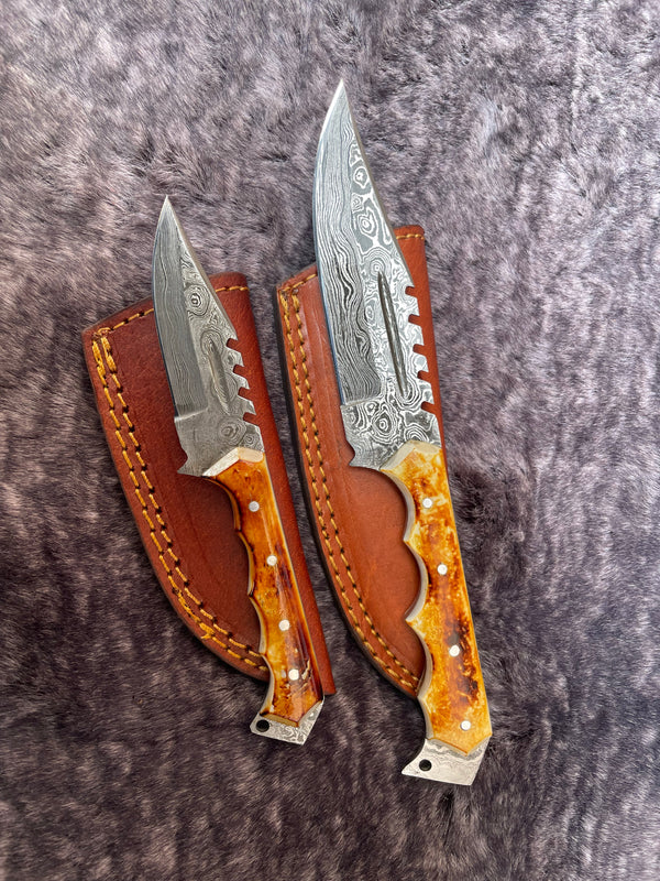 Arrival TD-306 Burnt Bone Matching Knives