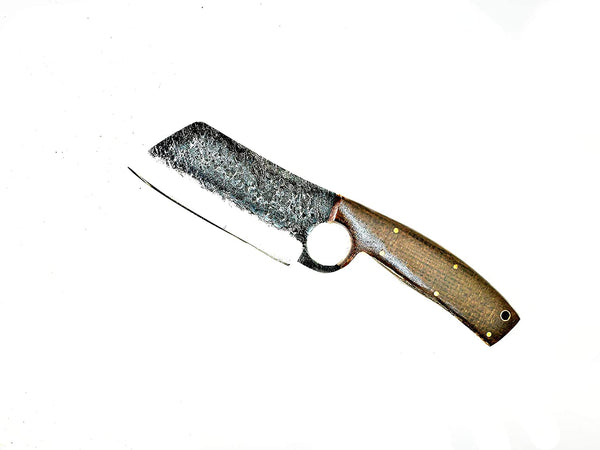 Hand Forged Clever Style Carbon Blade by Titan TC-006