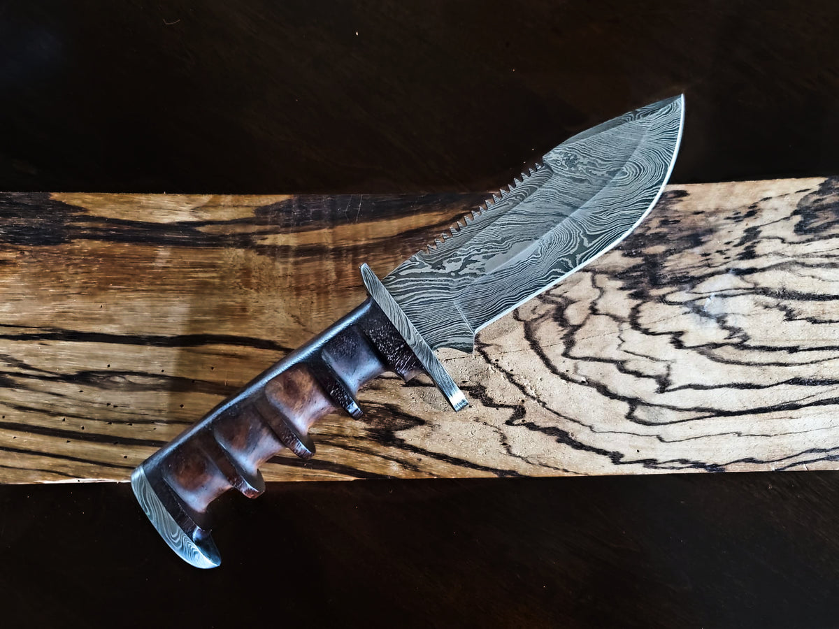 Damascus Steel Custom Flay Knife TK-050 – Titan International K.