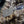 Load image into Gallery viewer, EDC Mini Cleaver/ Handmade Damascus Steel/ Bushcraft knife/ Tactical handle with Dyed Bone Handle TD-231