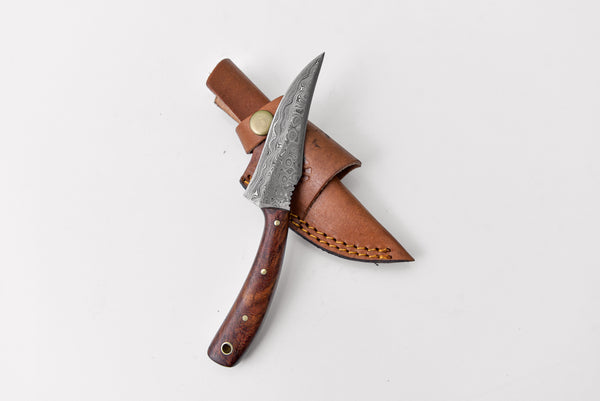 Damascus Hunting Knife, Titan Sharp Finger TD-212