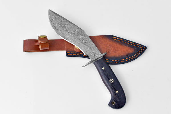 Obsidian Warrior Damascus Kukri by Titan TK-126