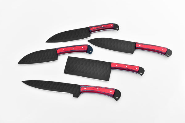 5-Piece  Knife Set / With Leather carry Bag