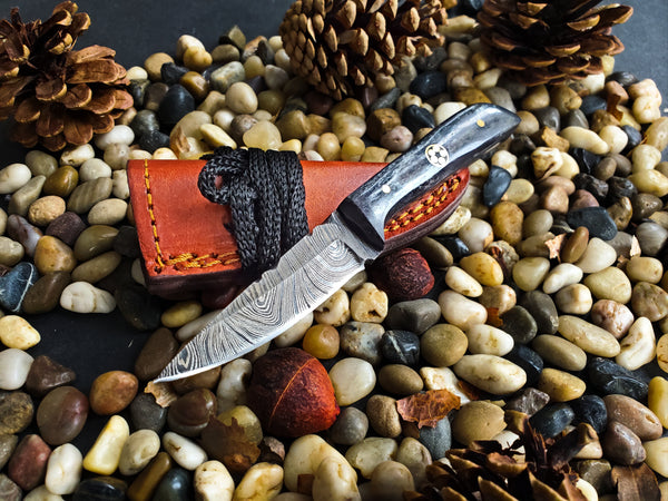 Hand forged Damascus Knife Neck Knife TD-233