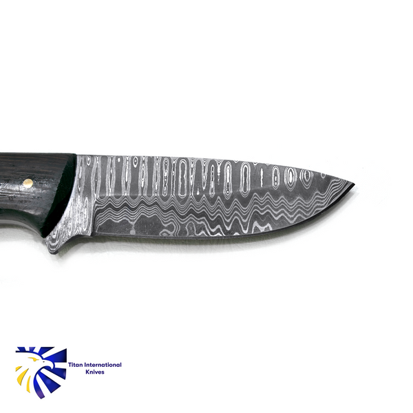 Damascus Steel Custom EDC/Hunting Knife TK-019