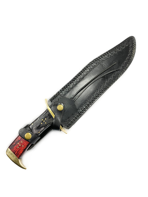 16'' Damascus Steel Bowie Knife / Western Dundee/ Limited