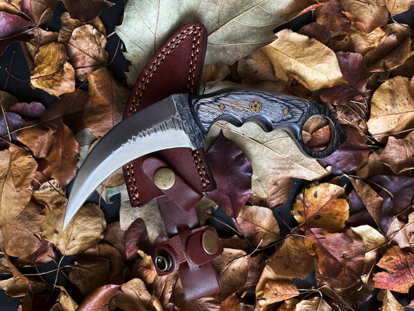 Carbon Steel Titan Raptor - Double Edge Karambit/ High carbon steel/ Tactical/ EDC TC-41