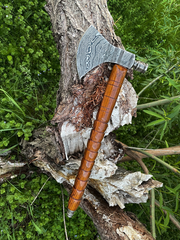 Arrival - Cherokee Style Damascus Peace Pipe