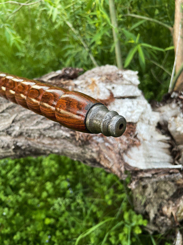 Arrival - Cherokee Style Damascus Peace Pipe