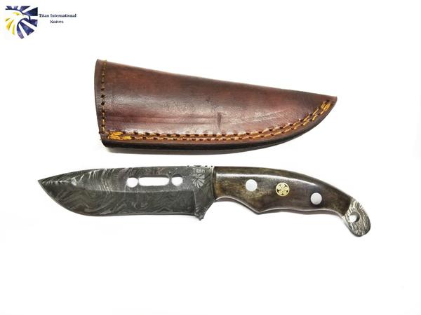 Custom Damascus blade by Titan TD-205