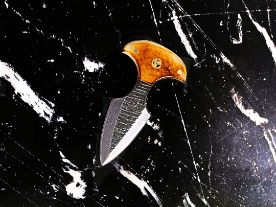 High Carbon Hand Forged Titan Shark Tooth EDC Knife