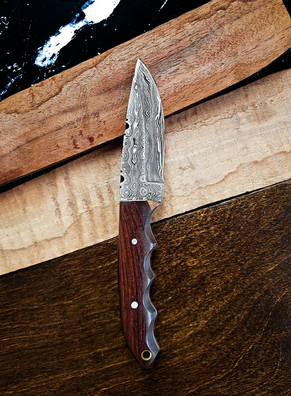 Titan Sabaku- Damascus hunting knife/ Every day carry/ Drop point blade